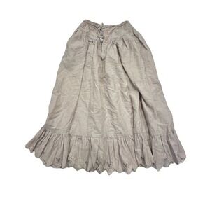 Vintage Outback Red Long Skirt Womens Medium Prairie Frontier Cottage, So Cute!